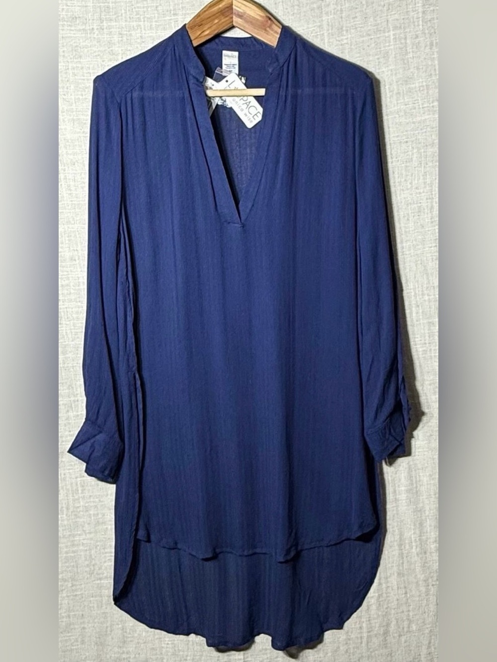 NWT L*Space Megan Swim Cover Up Dress Midnight Blue Women's Size Small
